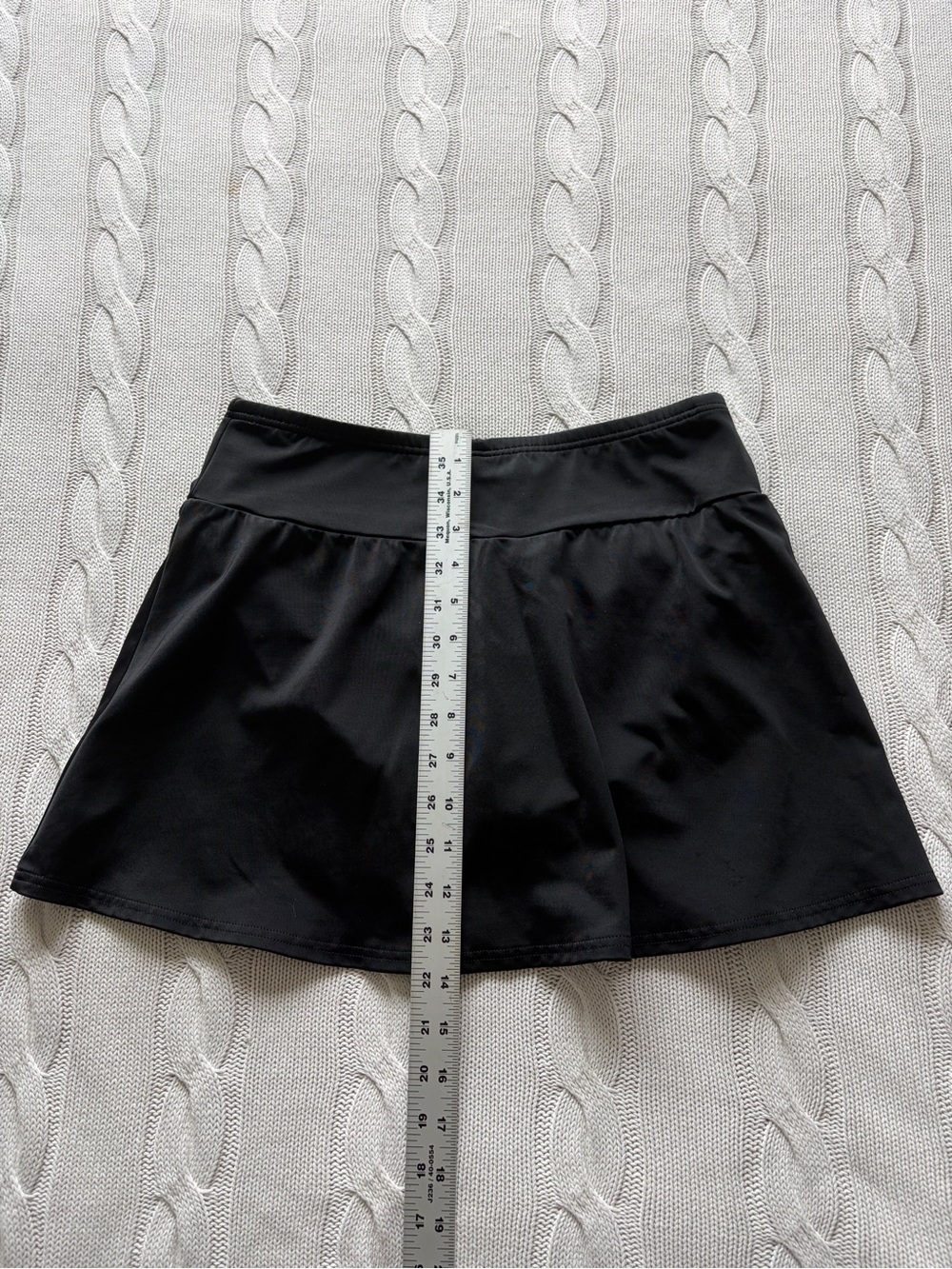 Lands' End Black swim skirt size 10 - Picture 2 of 4